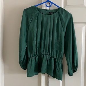 Ann Taylor green top